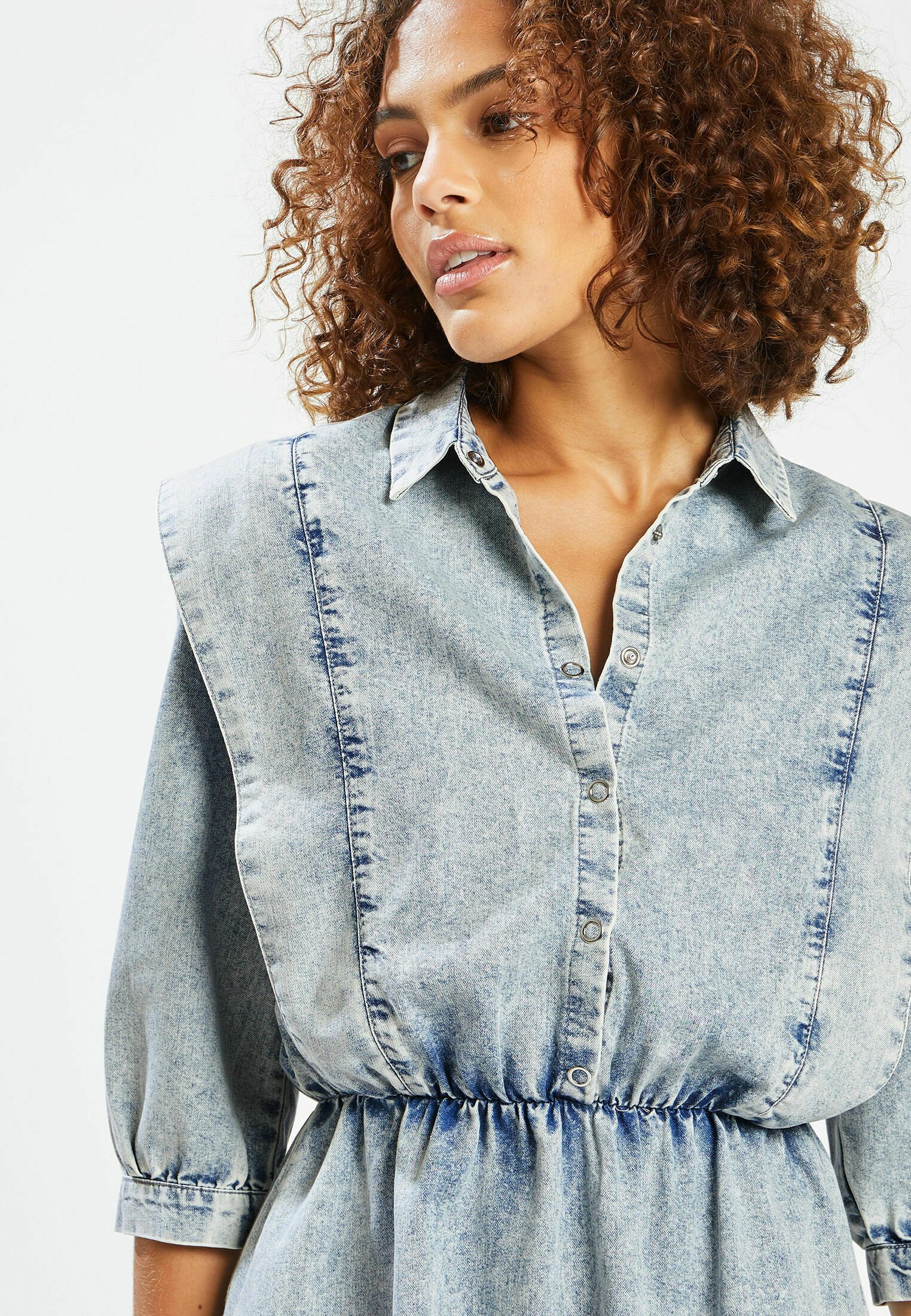 Pimkie KURZES - Vestito di jeans - blau/lapislazzulo - Zalando.it