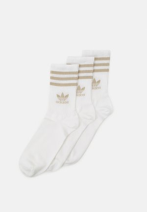 CREW  3 PACK - Calze - white/wonder beige