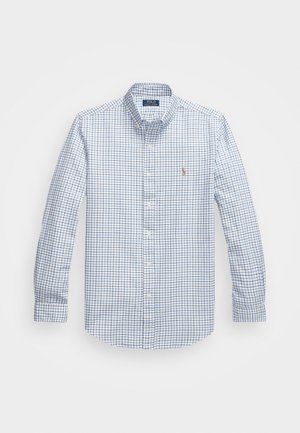 LONG SLEEVE SPORT - Shirt - white/blue multi-coloured