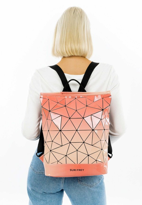 JESSY-LU FINISH - Tagesrucksack - peach finish