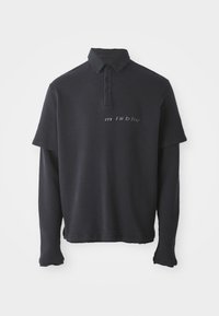 LAYERED LONGSLEEVE - Polokošeľa - washed black