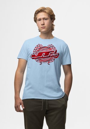 RACING LOGO - T-Shirt print - light blue