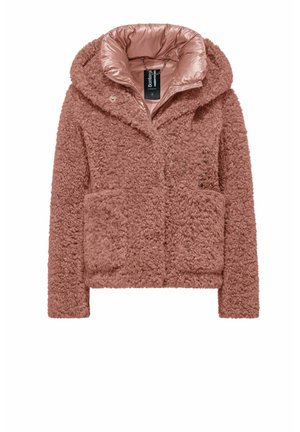 Gewatteerde jas - blush pink