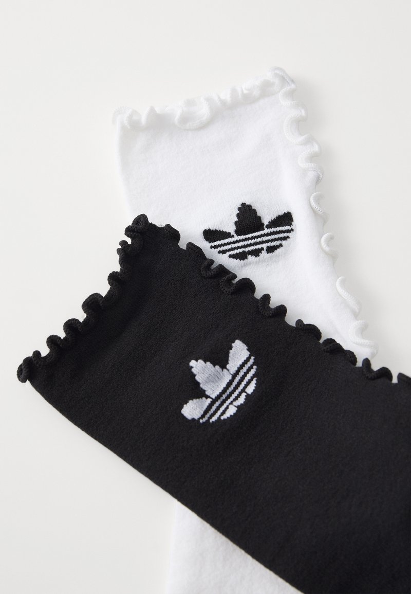 adidas Originals RUFFLE 2PACK Socks white/black/black