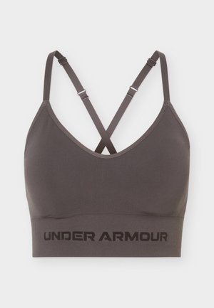 Under Armour, VANISH SEAMLESS LOW - Αθλητικό σουτιέν ελαφριάς στήριξης - peppercorn/kona brown