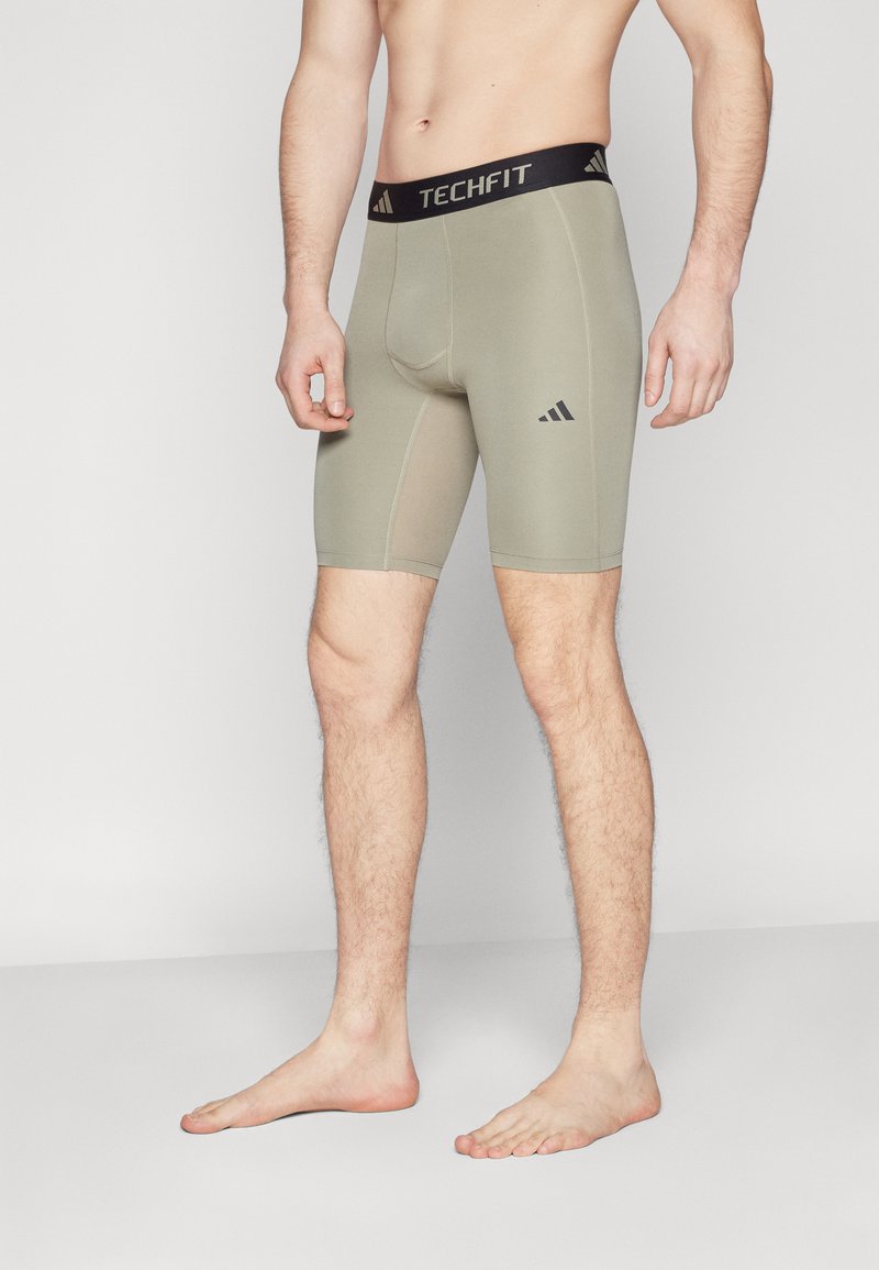 adidas Performance TECHFIT COMPRESSION SHORT - Tights - silver pebble