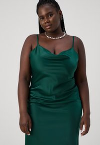 WAL G CURVE CARA COWL NECK MIDI DRESS - Kokteiļkleita/ballīšu kleita - forest green
