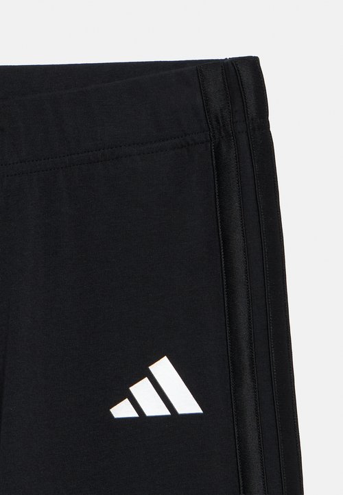 adidas SEASONALS GLAM FLARED JUNIOR UNISEX - Leggings - black/silver-coloured — photo 3