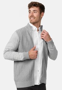 INDICODE JEANS INCASON - Vest - lt grey mix