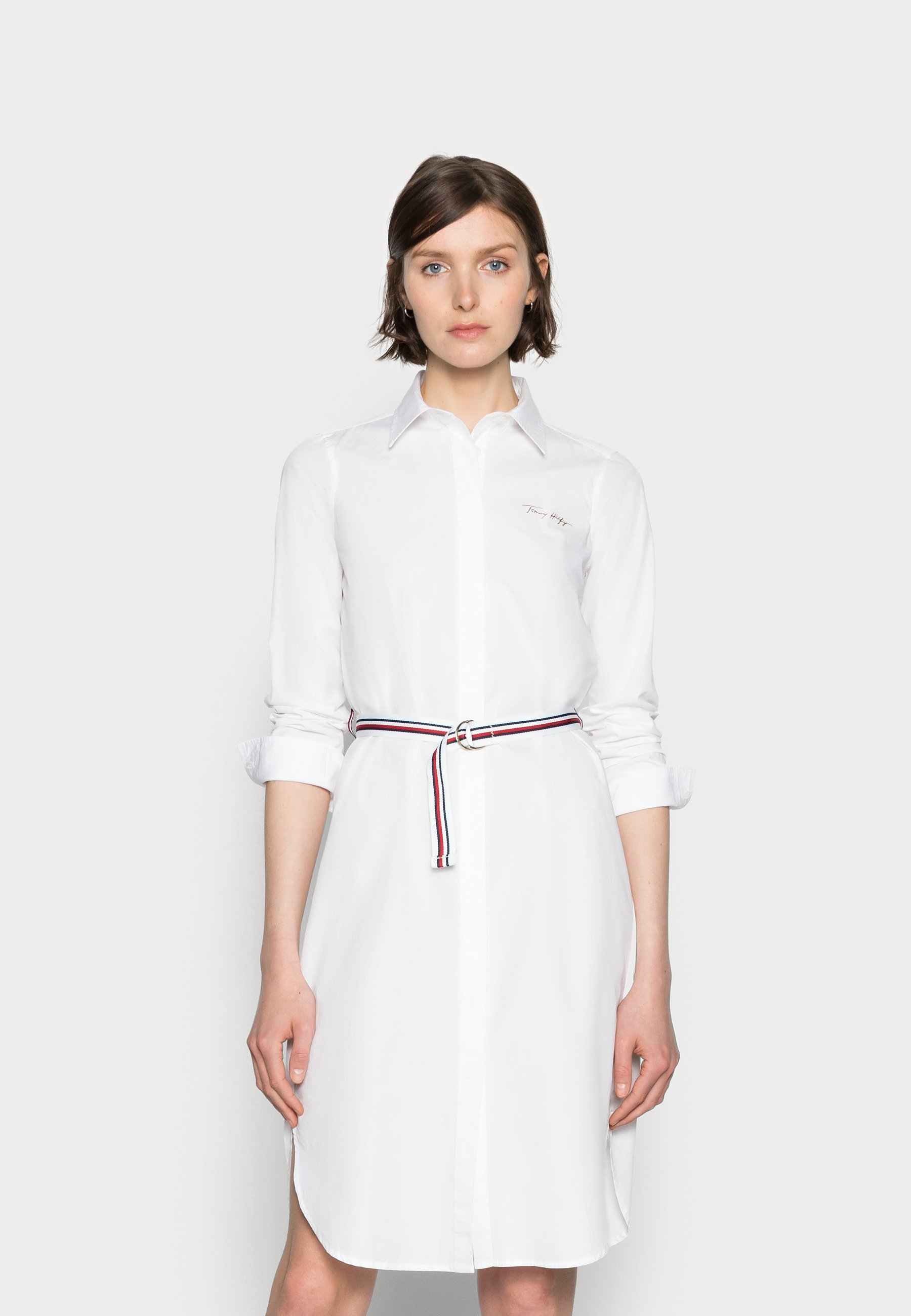 tommy hilfiger dress shirt white