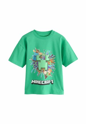 LICENSE  - Nyomott mintás póló - green