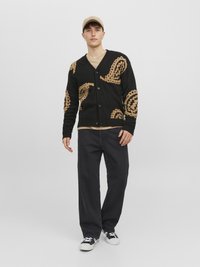 Jack & Jones Alex - Túlméretezett farmernadrág - black denim