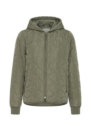 Kaffe, KASILLA HOODED JACKET - Veste d'hiver - smokey olive