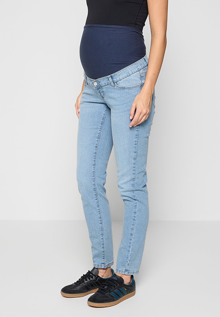 Vero Moda Maternity Slim fit jeans donkerblauw