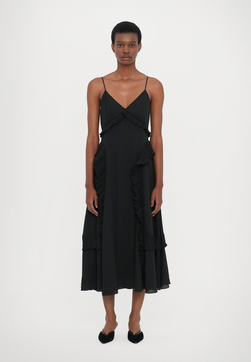Sea - DELILAH PLEATED RUFFLED DRESS - Hverdagskjole - black, Forstør