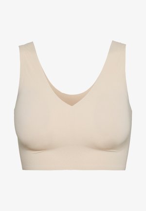 BUSTIER HERAUSNEHMBARE PADS MICROFASER - INVISIBLE SOFT - Bustino - nude