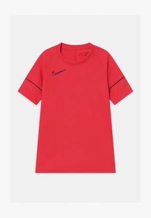 ACADEMY UNISEX - Print T-shirt - siren red/black