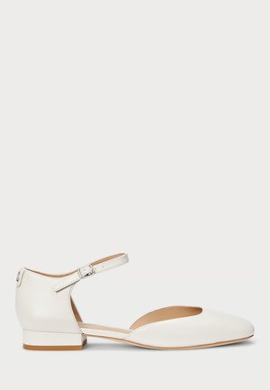 EMELLIE NAPPA LEATHER MARY JANE - Ballerinat nilkkaremmillä - soft white