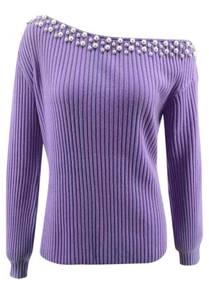 OFF-THE-SHOULDER - Maglione - purple