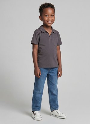 TOM TAILOR, Poloshirt - dark urban grey