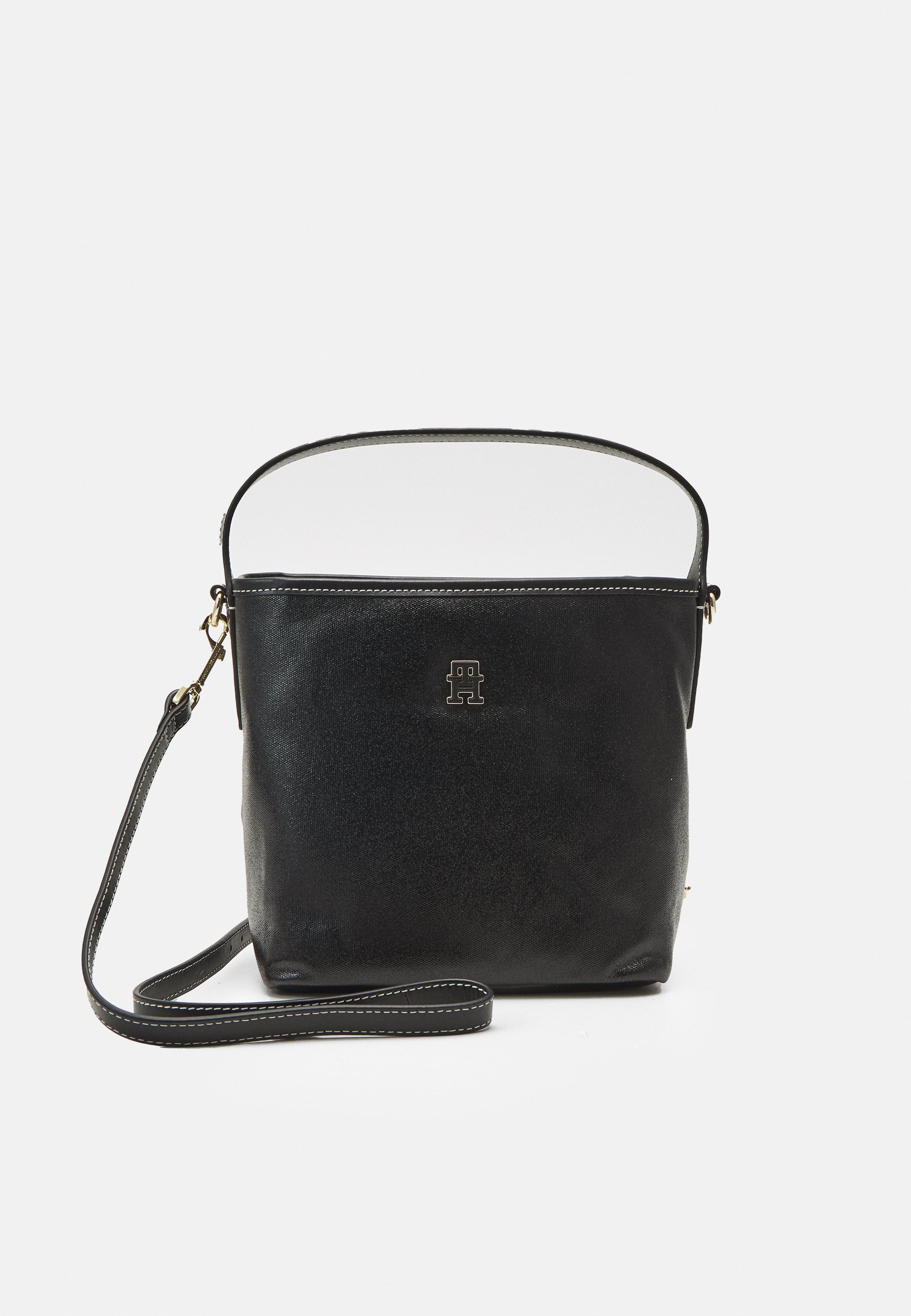 Tommy Hilfiger MONOPLAY BUCKET - Umhängetasche - black/schwarz 
