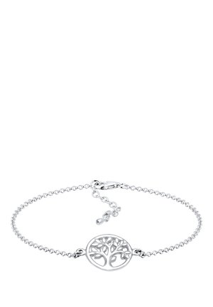 KREIS BLATT FLORAL    - Bracelet - silberfarben