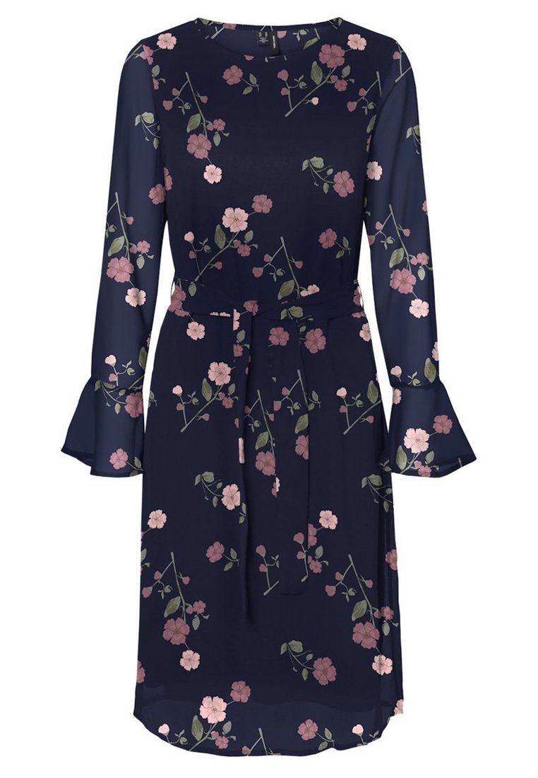 Vero Moda Jurk donkerblauw denim