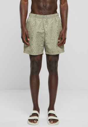 Karl Kani SIGNAUTRE - Short de bain - olive