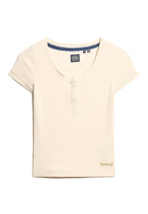 Superdry & Co, SHORT SLEEVE  - T-shirt basic - turtledove cream