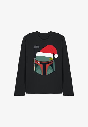 Star Wars, STAR WARS BOBA FETT CHRISTMAS SANTA HAT - Long sleeved top - black