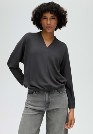 OPUS, OPUS DREIVIERTELARMSHIRT SLUTO - Langarmshirt - anthracite