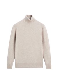SOFT TURTLENECK WITH LONG SLEEVE - Strickpullover - beige