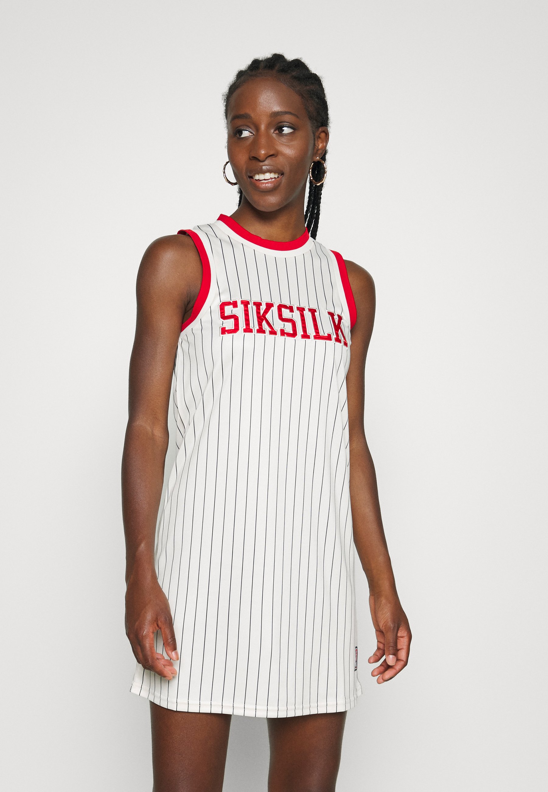 SIKSILK SPACE JAM BASKETBALL DRESS - Jerseyjurk - ecru/beige - Zalando.be