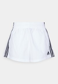 ESSENTIALS STRIPES - Korte broeken - white/black