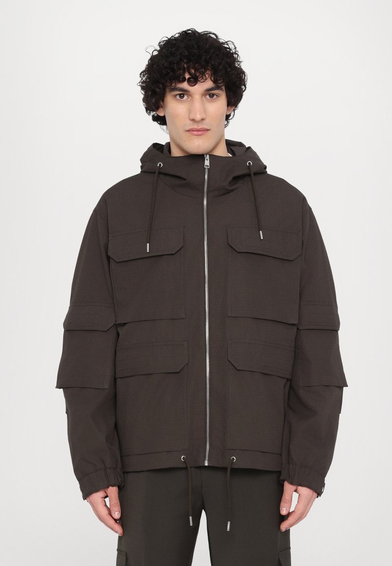 sandro - RIPSTOP - Parka - kaki foncé, Vergrößern
