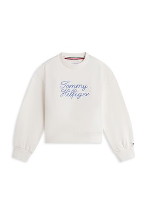 Tommy Hilfiger, TOMMY HILFIGER CREW NECK - Sudadera - ancient white