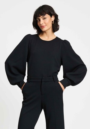 POM Amsterdam, TOP - KAE BLACK - Longsleeve - black
