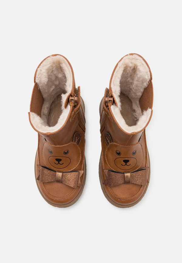 Stiefelette - cognac