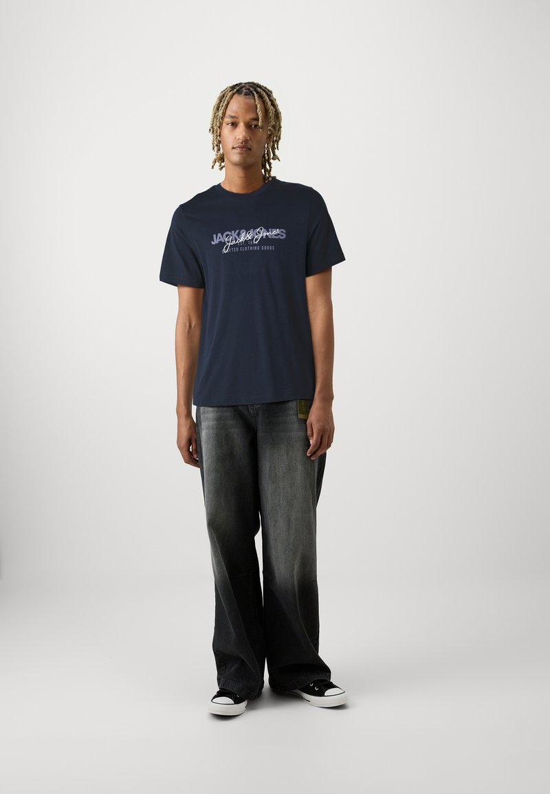 Jack & Jones - JJALVIS TEE CREW NECK 3 PACK - T-shirt con stampa - kombu green/navyblazer/black, Ingrandire