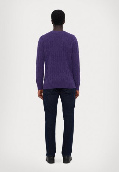 Polo Ralph Lauren THE ICONIC CABLE KNIT CASHMERE JUMPER UNISEX - Pulover - lavender latte