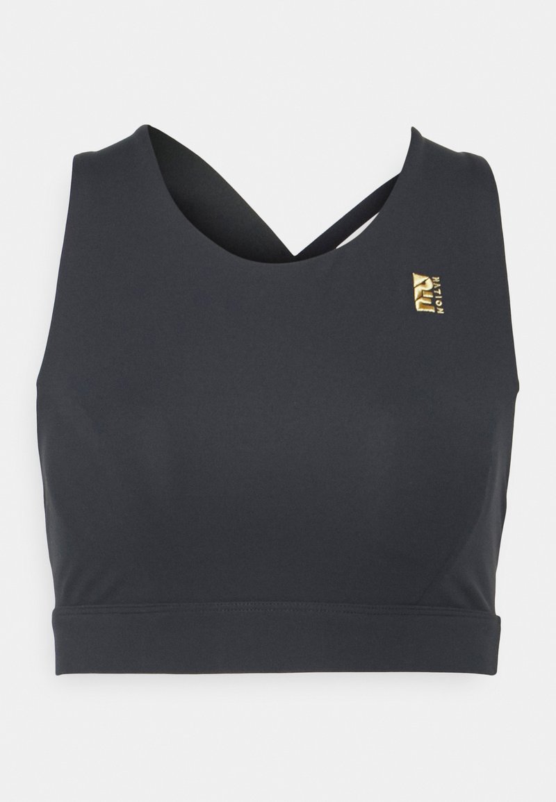 P.E Nation BACKSWING SPORTS BRA Medium support sports bra black