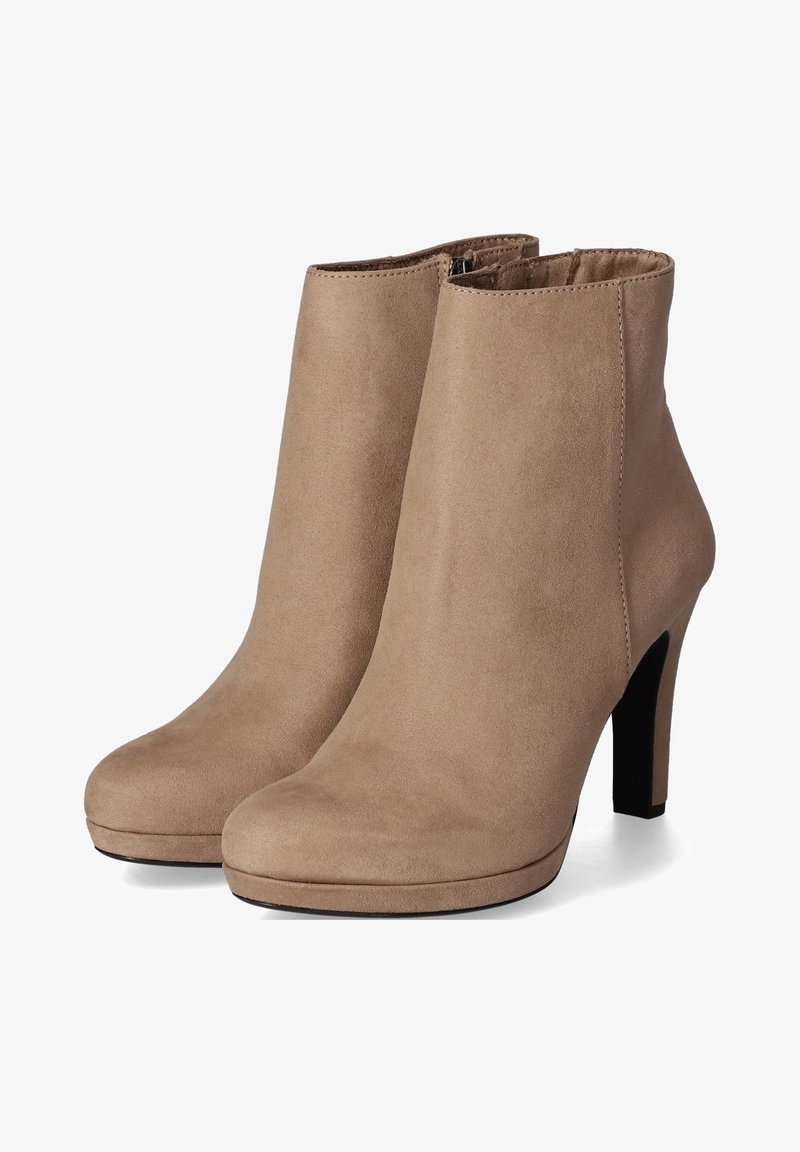 Tamaris High Heel Stiefelette - taupe