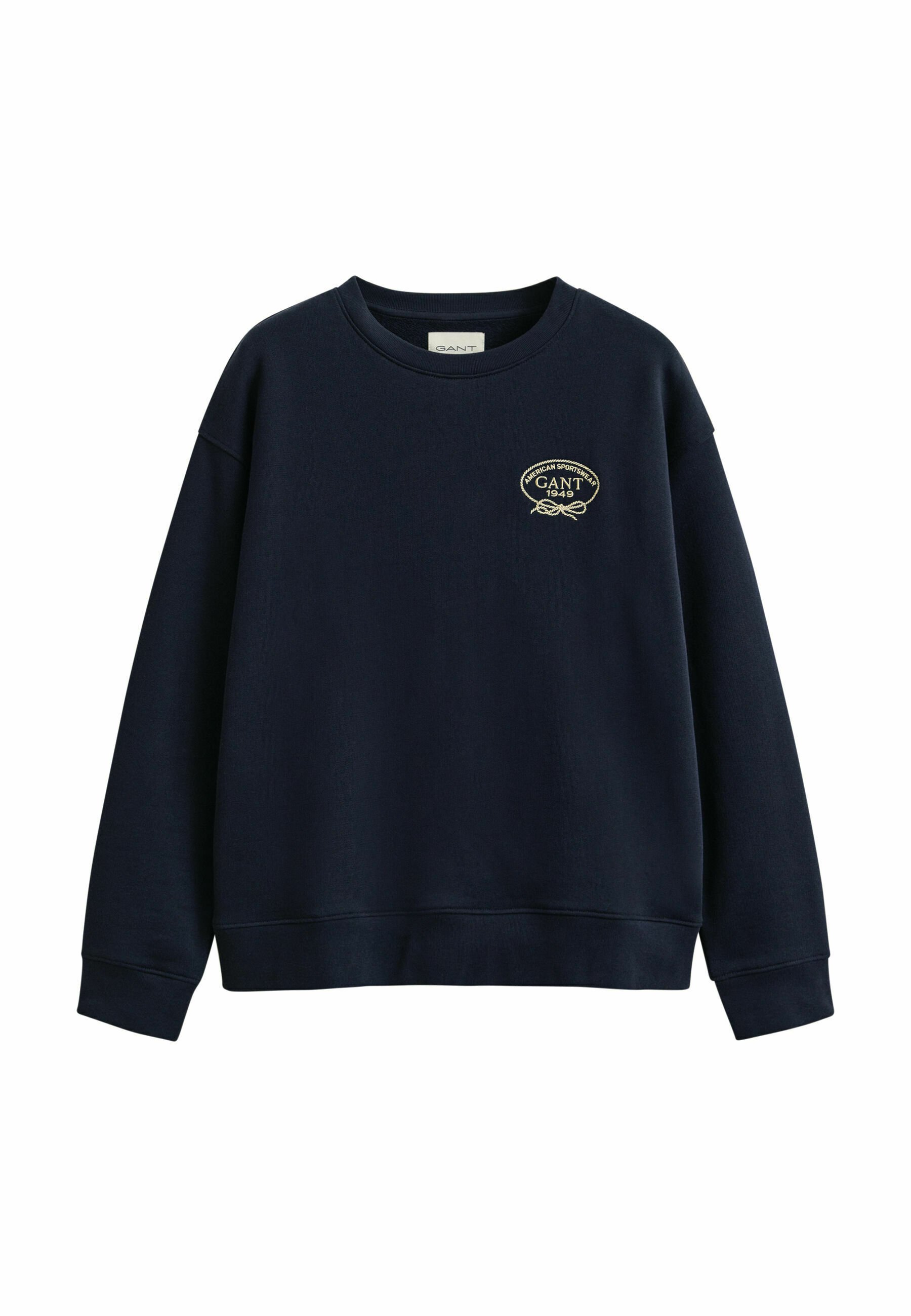 GANT ROPE GRAPHIC - Mikina - evening blue