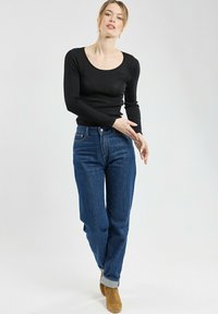 Armor lux T-shirt à manches longues - noir