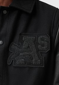 AllSaints WARRENTON - Bőrdzseki - black