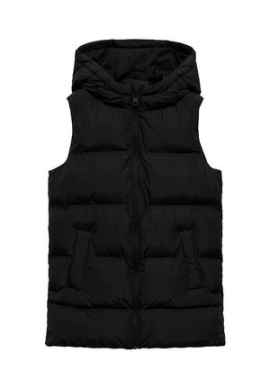 KID TEEN MIT KAPUZE - Weste - black