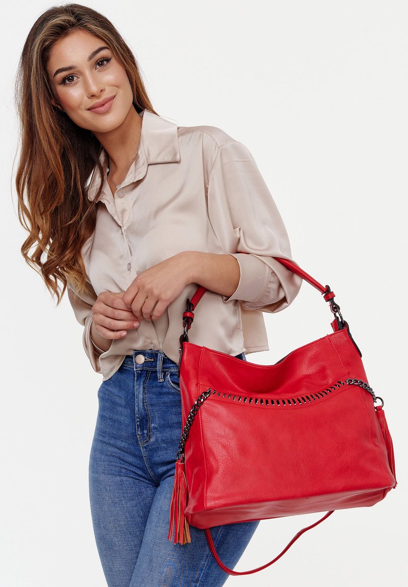 Damen Handtaschen | Harpa Handtasche rot - RF23833 Damen Handtaschen | Harpa Handtasche rot - RF23833