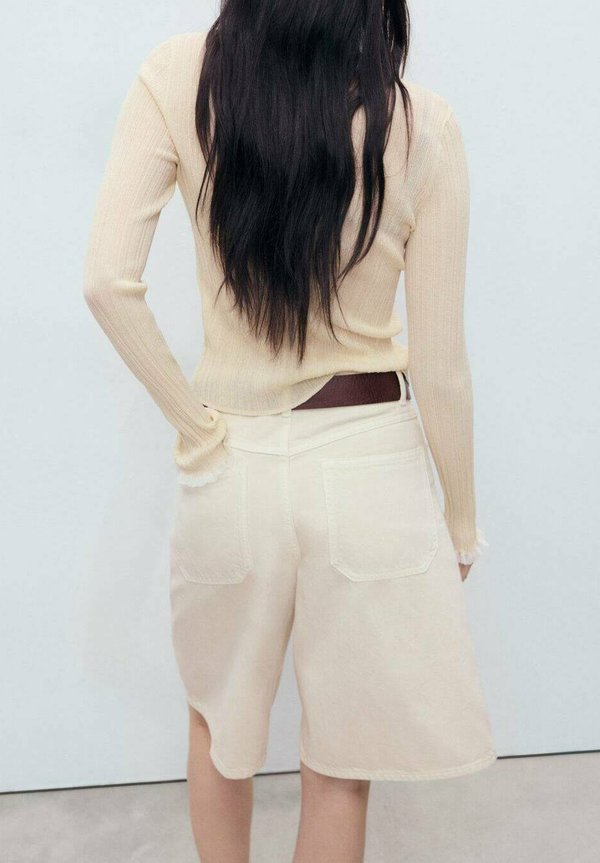 CONTRAST TRIM  - Cardigan - beige4