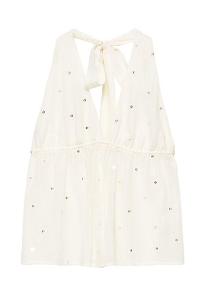 PULL&BEAR, WITH MIRRORS HALTER - TOP - Blouse - beige