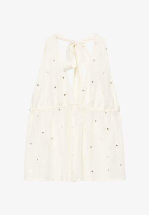 PULL&BEAR, WITH MIRRORS HALTER - TOP - Blouse - beige